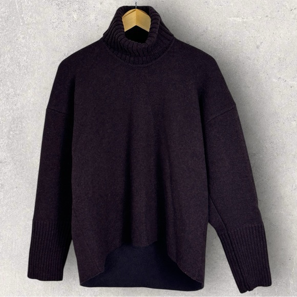 Proenza Schouler Sweaters - Proenza Schouler Sandra Turtleneck Sweater Eco Doubleface Cashmere Purple Sz XS‎